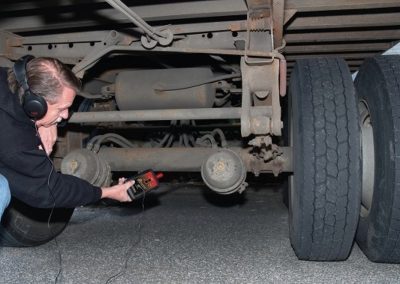 this image shows commercial truck suspension repair in Moreno Valley, CA