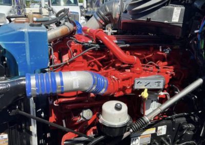 this image shows truck engine repair in Moreno Valley, California